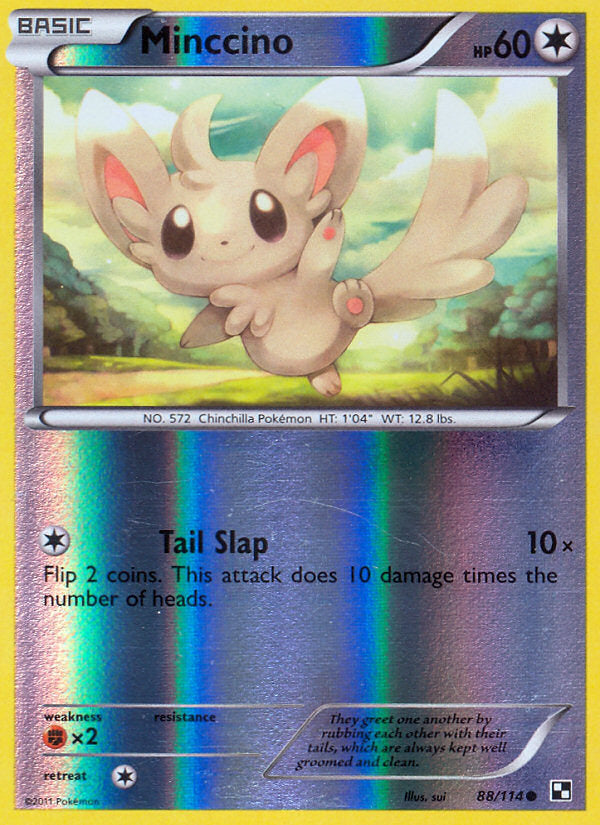 Black & White Minccino #88/114 reverse holo